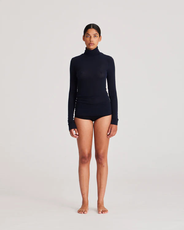 Turtleneck - Anna Uld, Midnight Blue