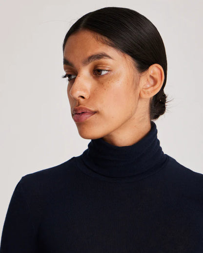 Turtleneck - Anna Uld, Midnight Blue