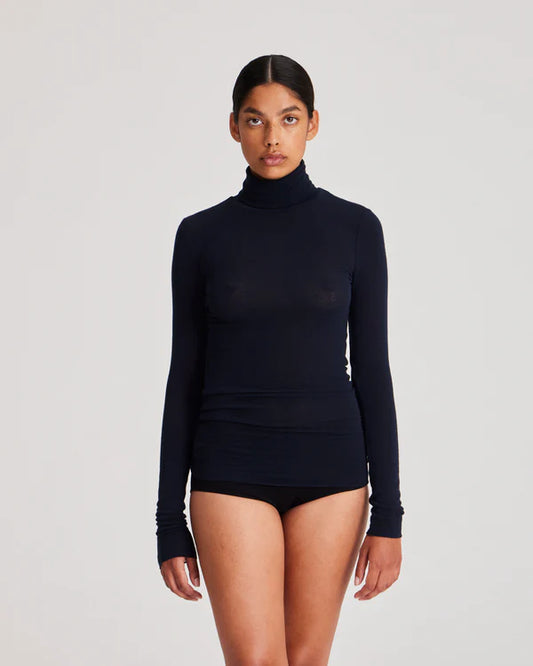 Turtleneck - Anna Uld, Midnight Blue