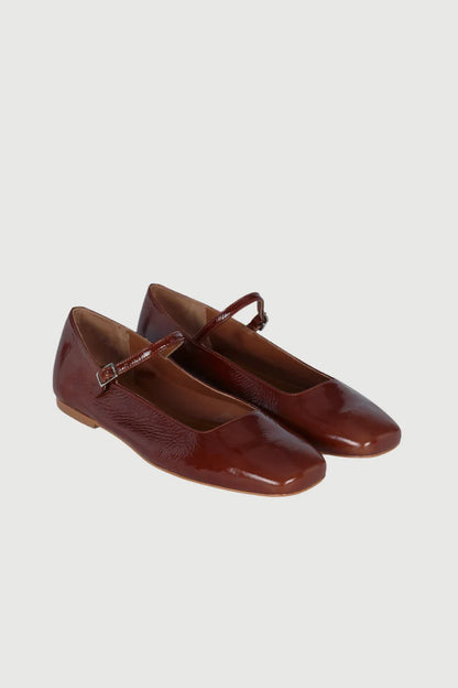 Ballerina - Julieta Glossy (Blank), Saddle