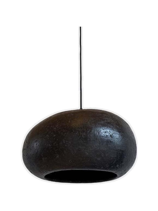 Lampe - Pebble (Stor), Sort