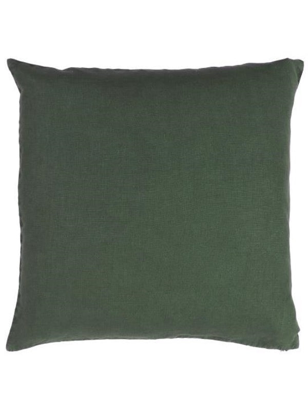 Pude - (50x50) Linen m/Fyld, Myrtle Green