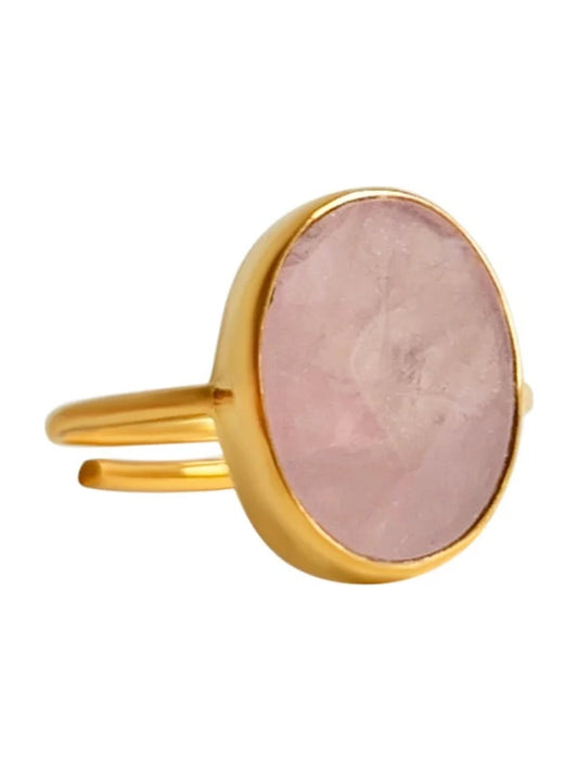 Ring - Sue, Rose Quartz