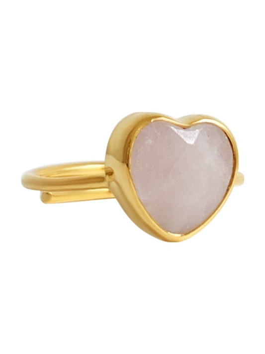 Ring - Love, Rose Quartz