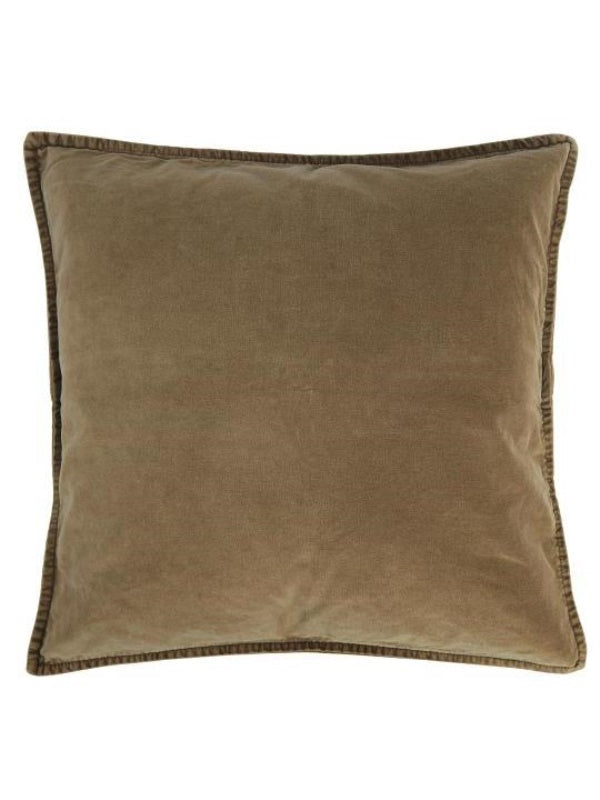 Pude - (50x50) Velour m/Fyld, Cognac