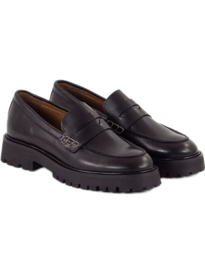 Loafers - Barcelo Mocassin, Black Leather