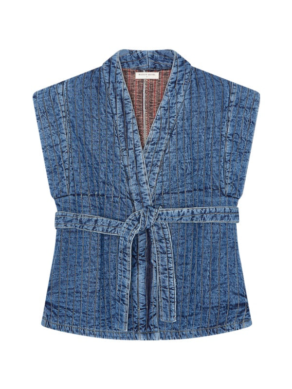 Vest - Denim Blues Elsa, Blue Moon