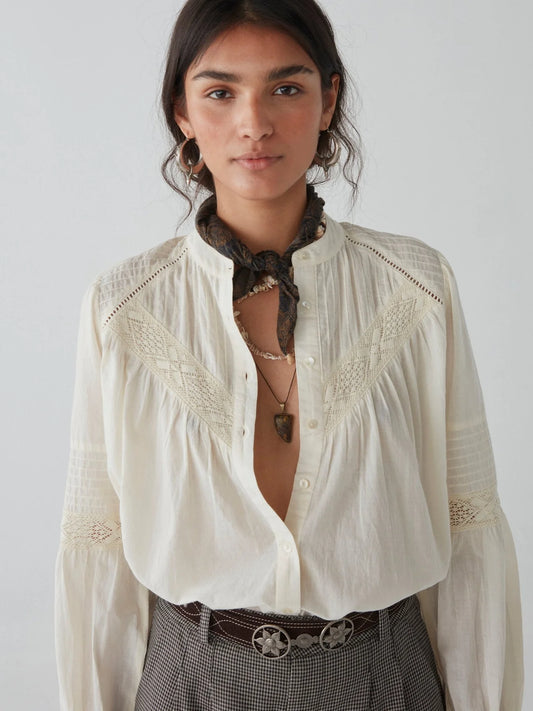 Bluse - Romance Agueda, Bone