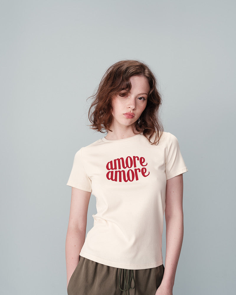 T-Shirt - Nicolette, Beige